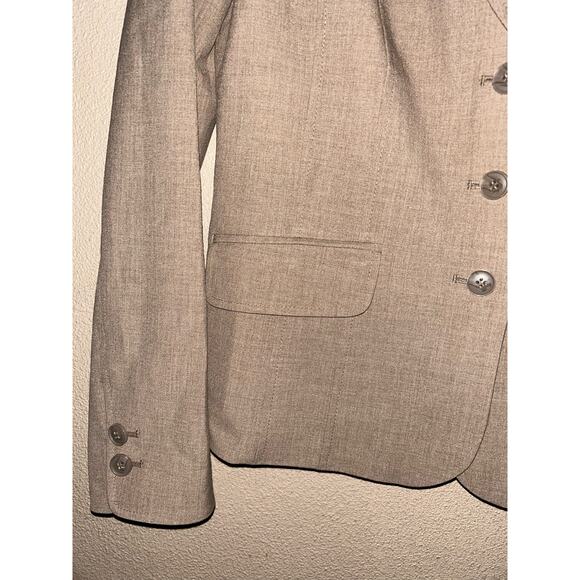 Halogen Professional Office Preppy Academia Business Triple Front Button Blazer - Picture 5 of 11